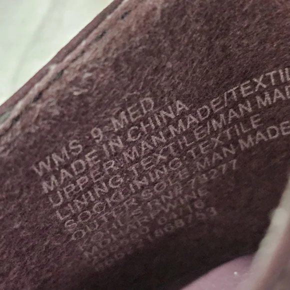 Mudd Womens Burgandy Oxfords Size 9 - Picture 6 of 8